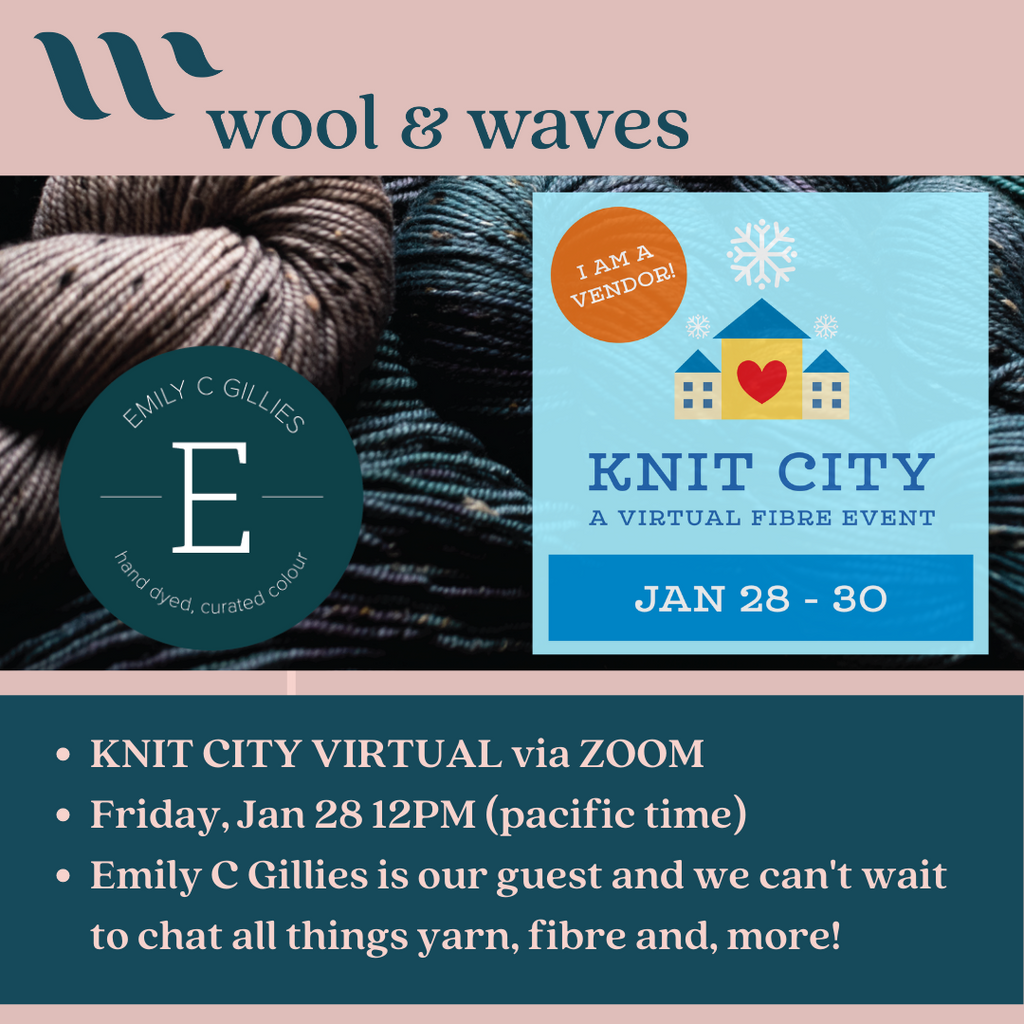 Knit City Virtual with our Friend Emily C. Gillies