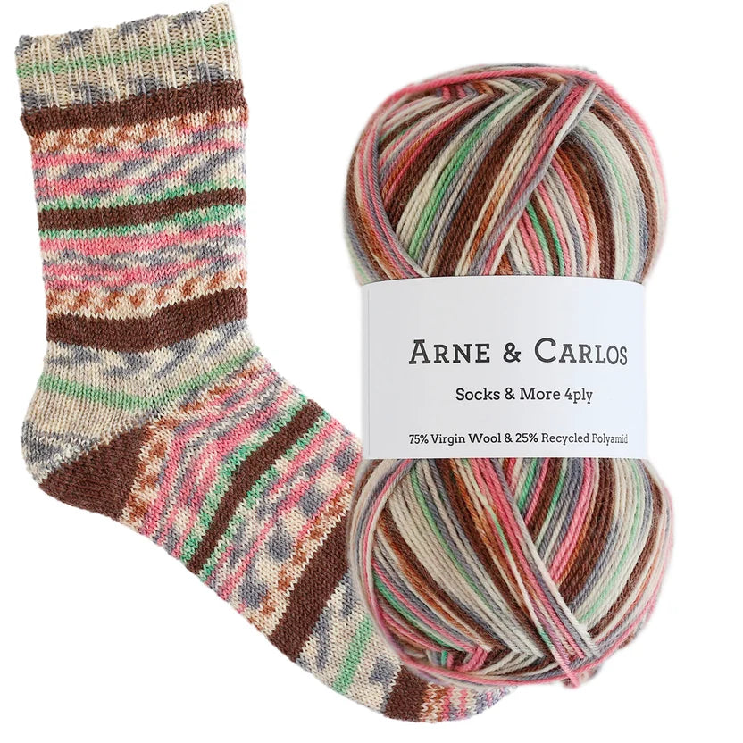 Arne & Carlos | 4 ply sock *NEW COLOURS*