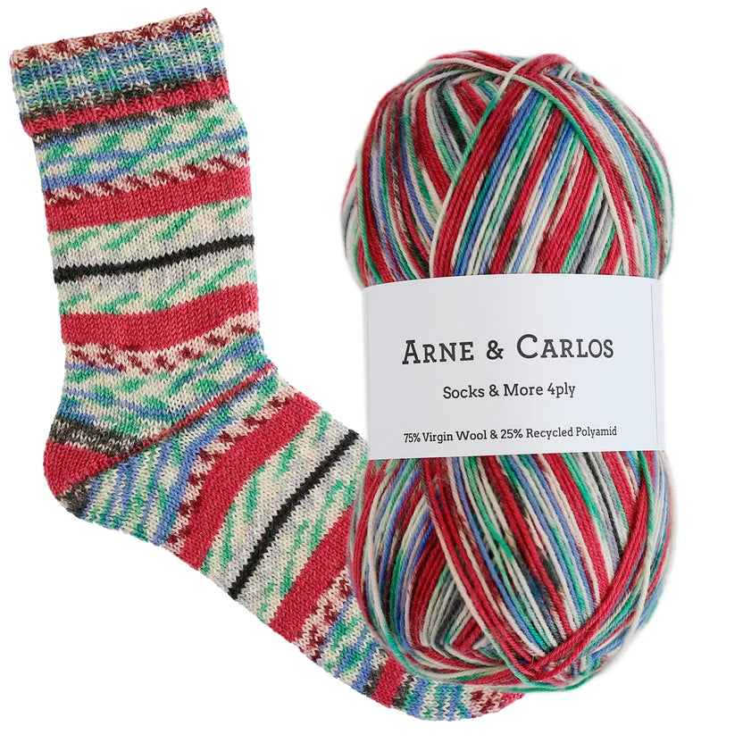 Arne & Carlos | 4 ply sock *NEW COLOURS*