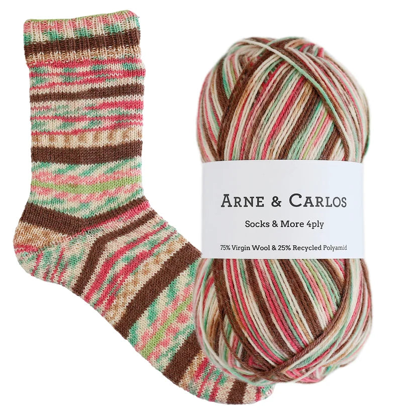 Arne & Carlos | 4 ply sock *NEW COLOURS*