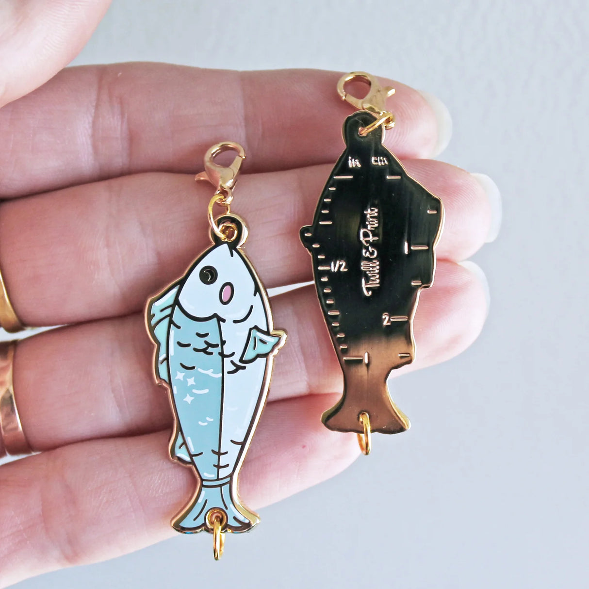 Twill & Print | Stitch Marker / Progress Keeper