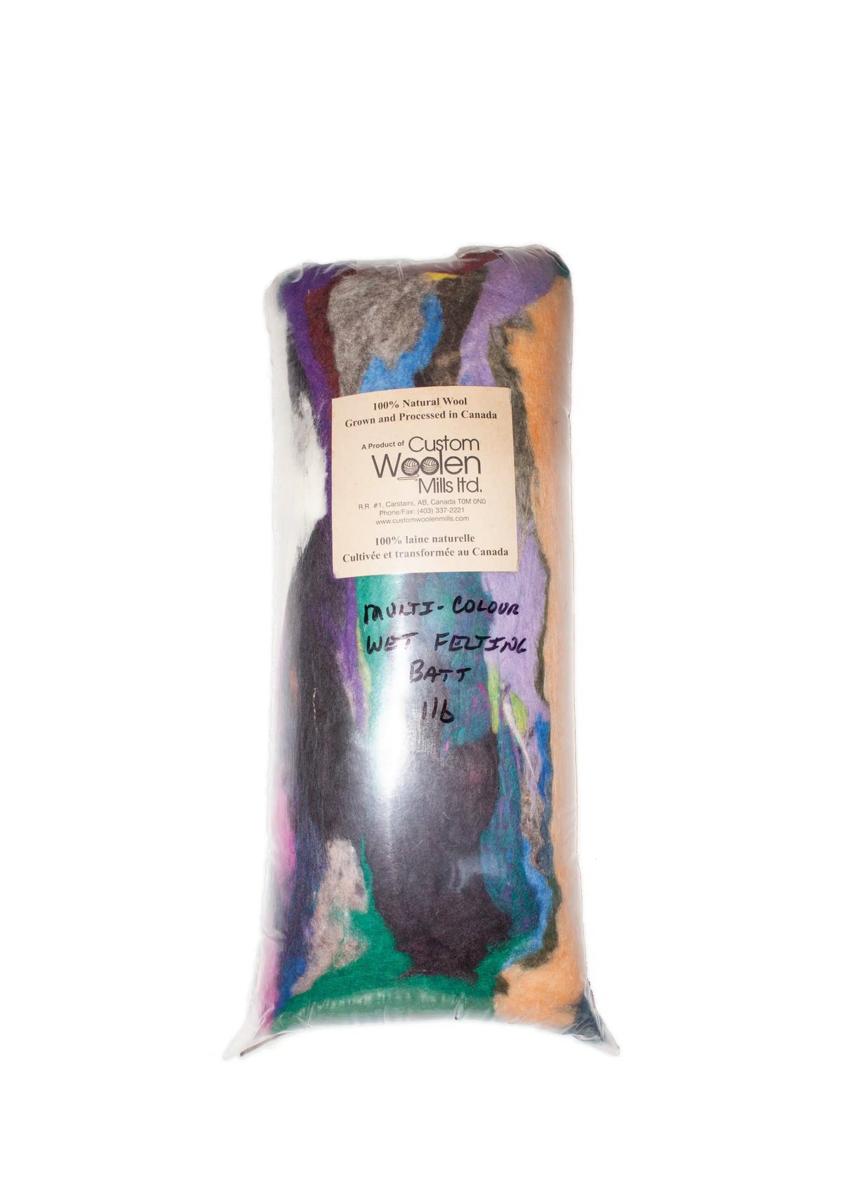 Custom Woolen Mills | 1lb bag of assorted roving