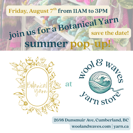 Botanical Yarn at Wool and Waves Yarn Store