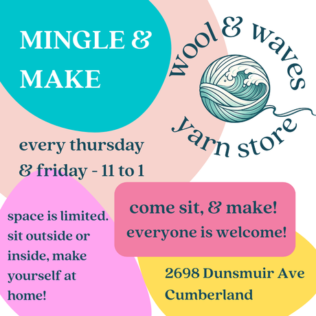 Mingle & Make at the shop!