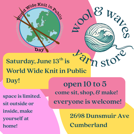 World Wide Knit in Public Day | Jun 13th, 2026