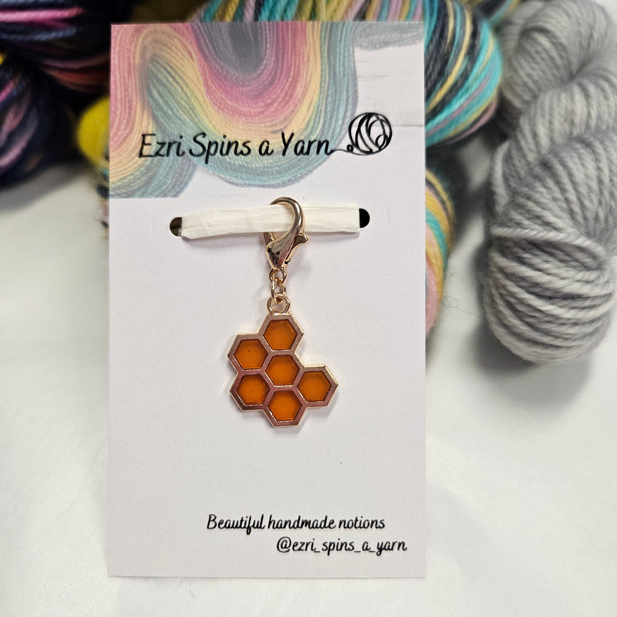 Ezri Spins a Yarn | Stitch Markers/Progress Keepers