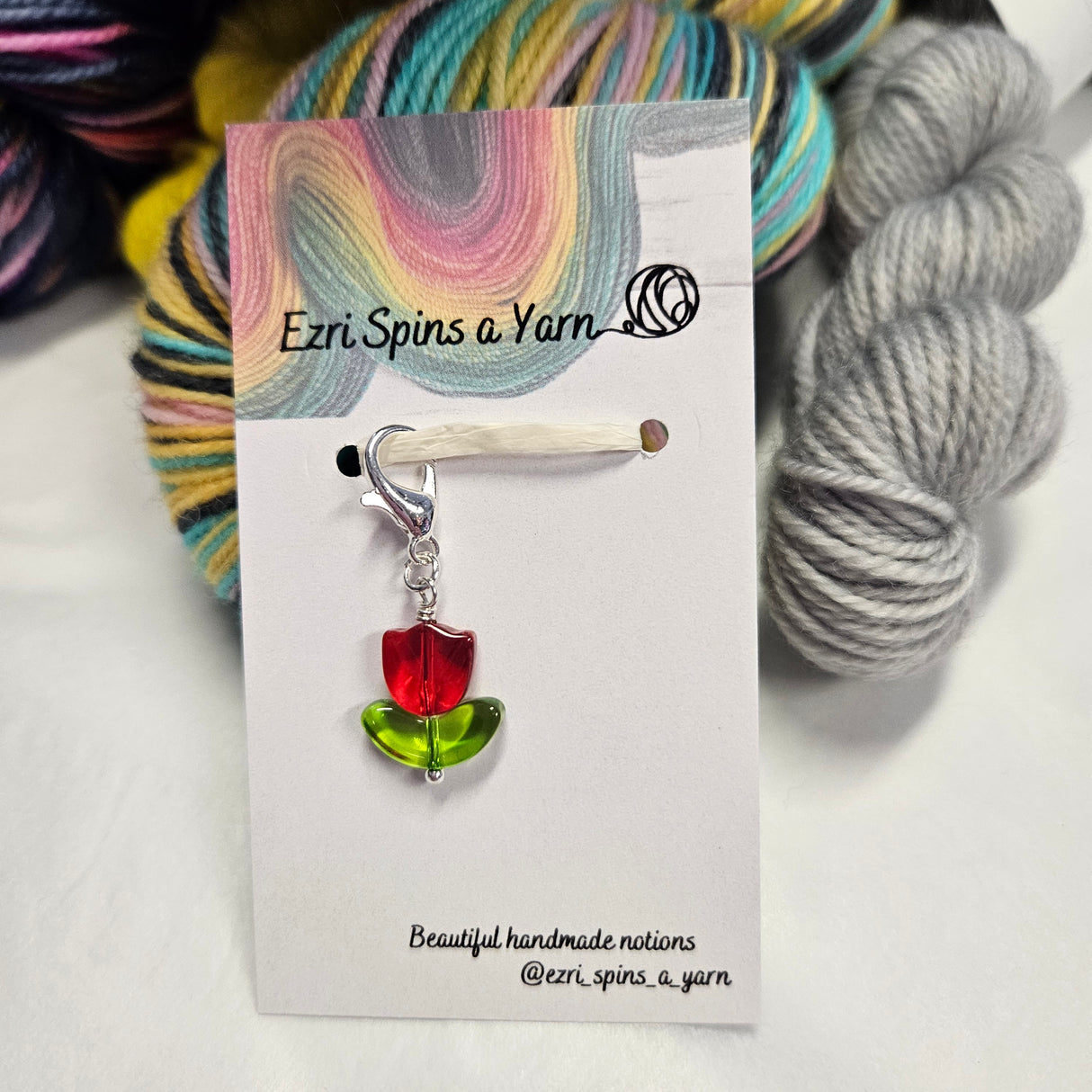 Ezri Spins a Yarn | Stitch Markers/Progress Keepers