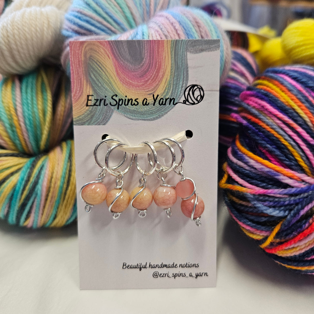 Ezri Spins a Yarn | Stitch Marker Sets of 5