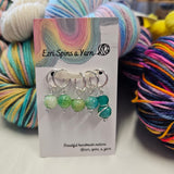 Ezri Spins a Yarn | Stitch Marker Sets of 5