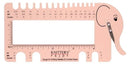 Knit Pro | Knitting Needle & Crochet Gauge with Yarn Cutter