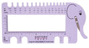 Knit Pro | Knitting Needle & Crochet Gauge with Yarn Cutter