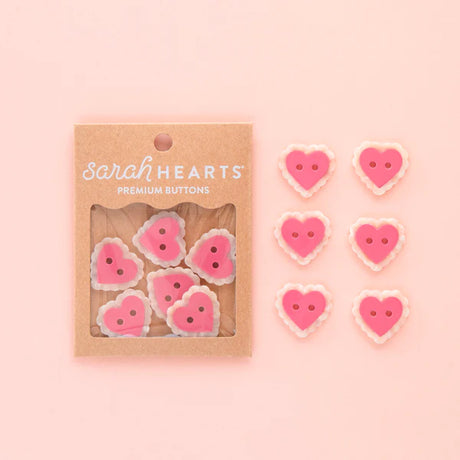 Sarah Hearts | Button Sets