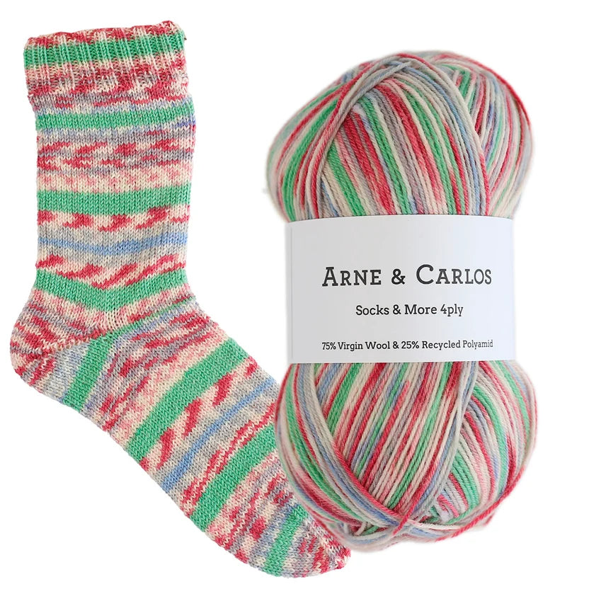 Arne & Carlos | 4 ply sock *NEW COLOURS*