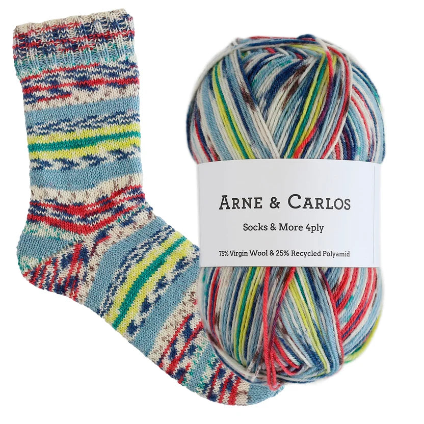 Arne & Carlos | 4 ply sock *NEW COLOURS*
