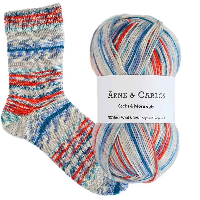 Arne & Carlos | 4 ply sock *NEW COLOURS*