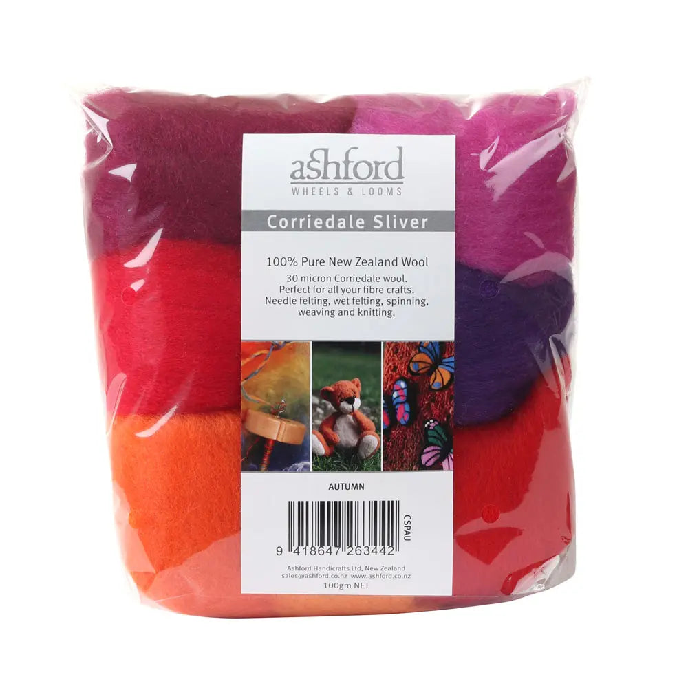 Ashford | Corriedale Fibre Colour Packs