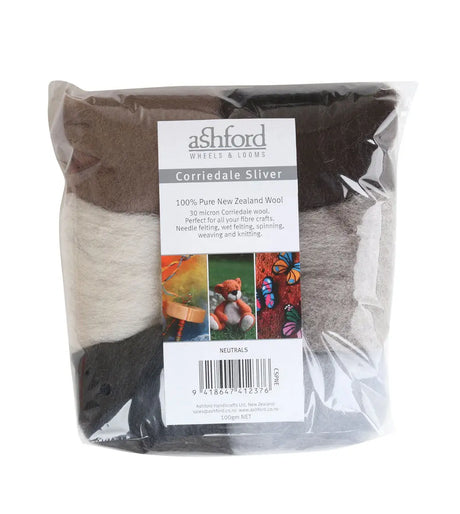 Ashford | Corriedale Fibre Colour Packs