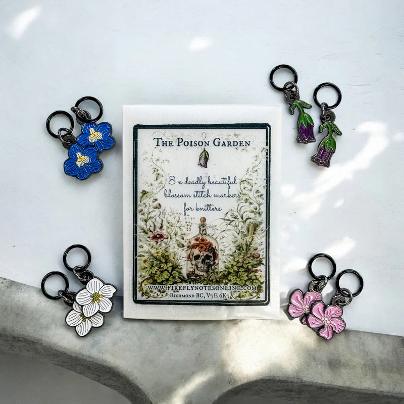 Firefly Notes | The Poison Garden Stitch Marker + Tin Combo