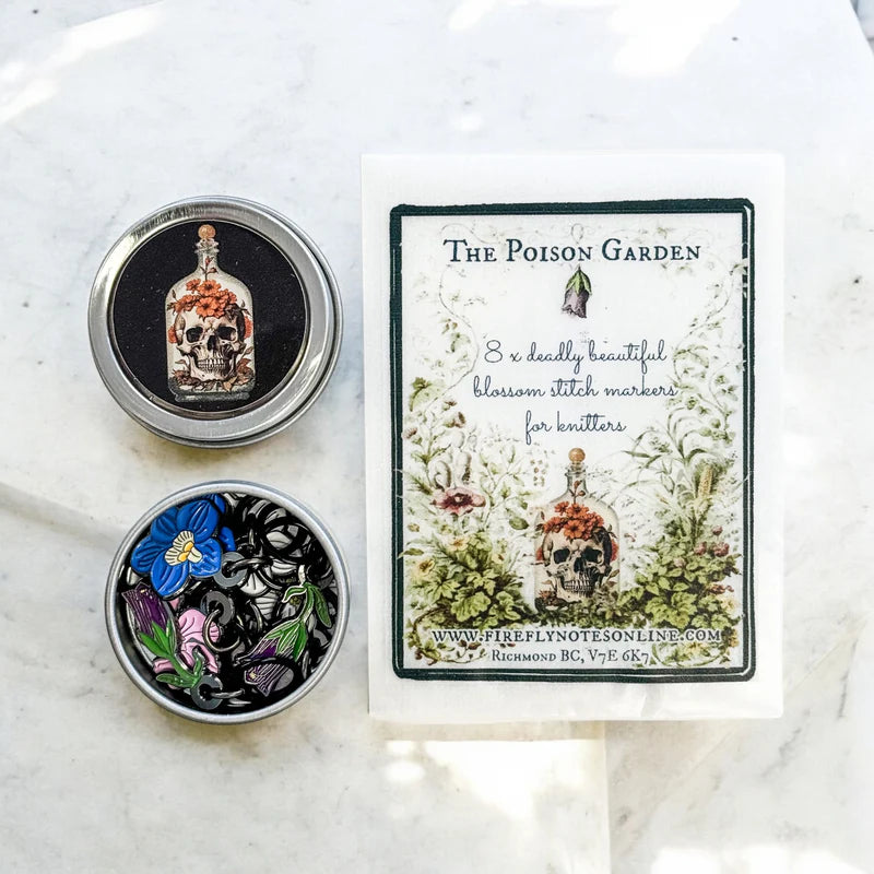 Firefly Notes | The Poison Garden Stitch Marker + Tin Combo