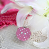 Knit Pro | Row Counter Pink Polka Dot