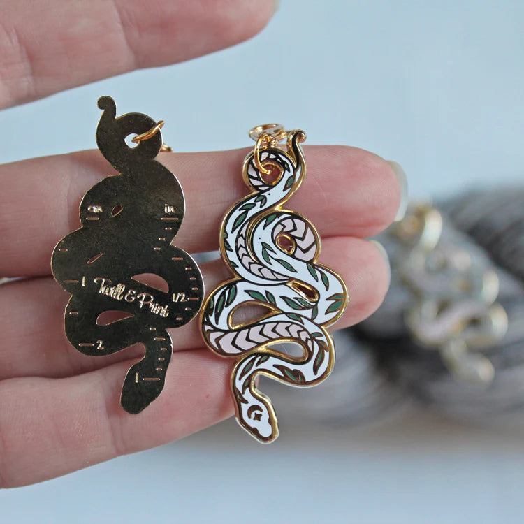 Twill & Print | Stitch Marker / Progress Keeper