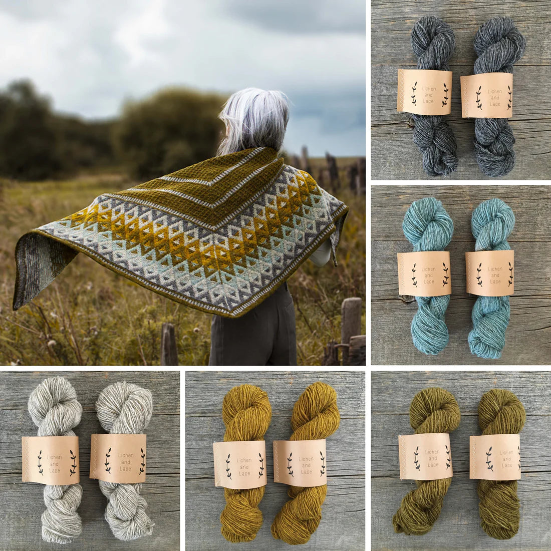 Lichen & Lace | Artus Shawl Kit