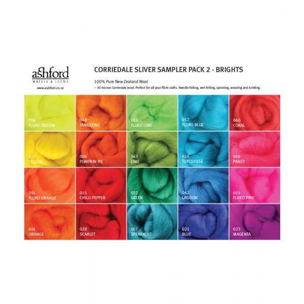 Ashford | Corriedale Fibre Sampler