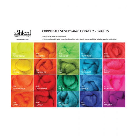 Ashford | Corriedale Fibre Sampler