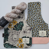 Julie Asselin + Jesabelle B. | Leopard inspired yarn and bag collaboration