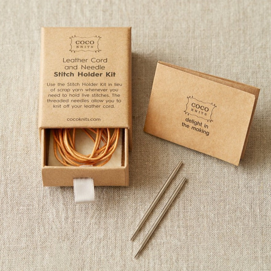 Cocoknits | Leather Cord & Needle Stitch Holder Kit