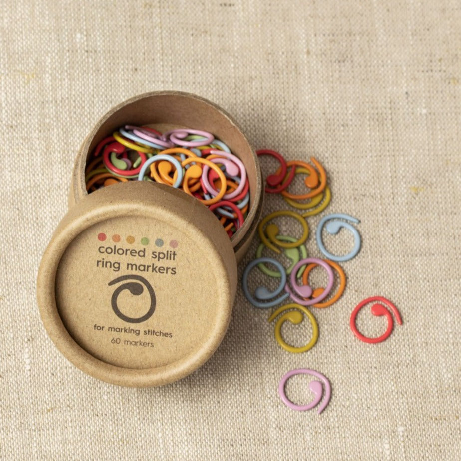 Cocoknits | Colourful Split Ring Stitch Markers